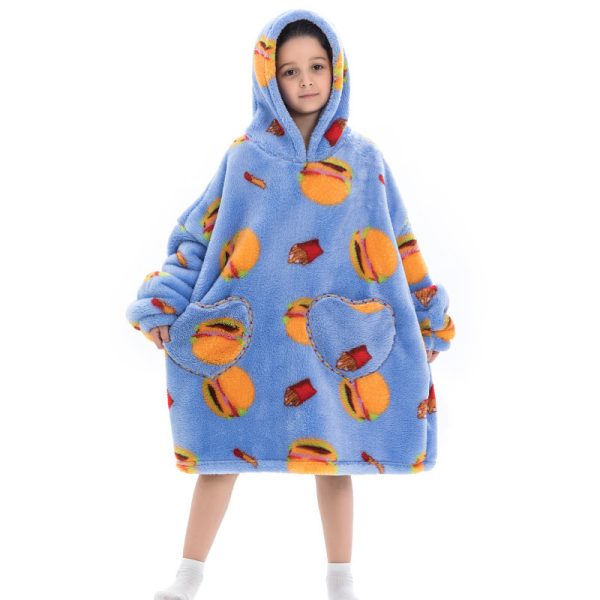 Oversized Thermal Sweatshirt Lazy Sweatshirt Kids - Image 8