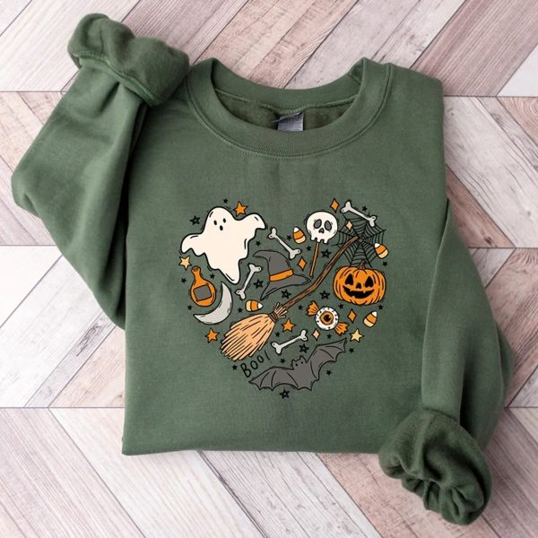 Cartoon Cute Halloween Sports Sweater - Image 2