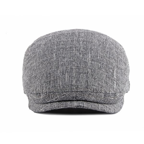 Men's British Retro Breathable Simple Light Board Advance Hats - Image 5