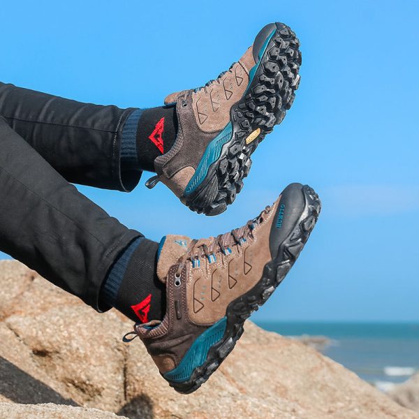 Men's Spring And Autumn Lightweight And Wear-resistant Sports Hiking Shoes - Image 6