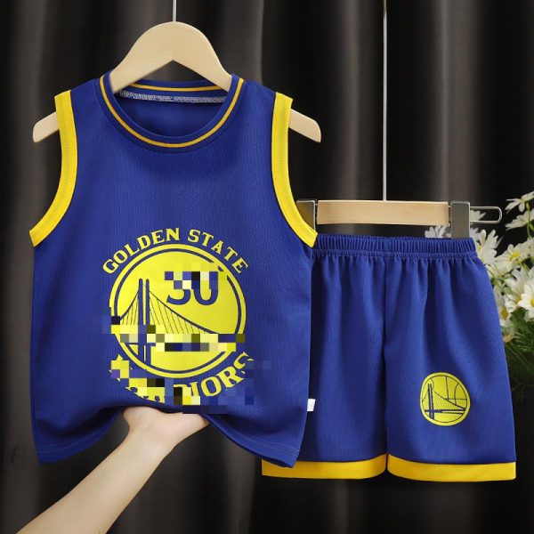 Children's Clothing Sports Basketball Wear Children's Clothing Boys' Suit - Image 3