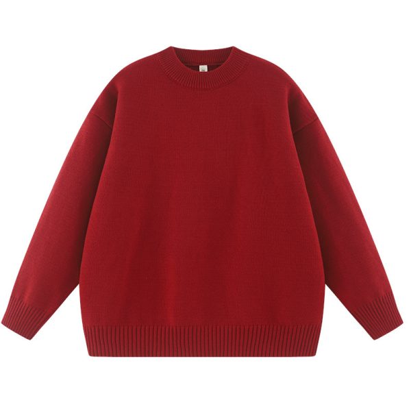 Women's Autumn And Winter Solid Color Loose Sweater - Image 7