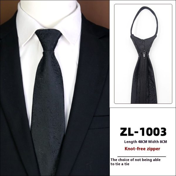 Men's Formal Wear Business Zipper Tie-free - Image 8