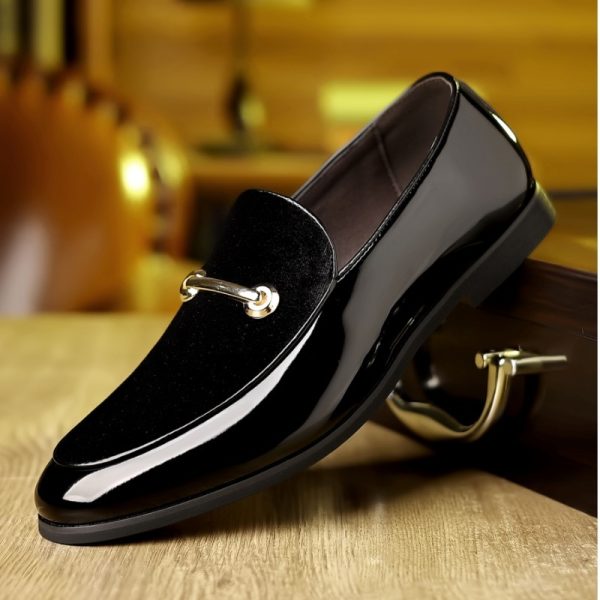 Plus Size Leather Shoes Men's Formal Wear Business Pointed Casual British - Image 7