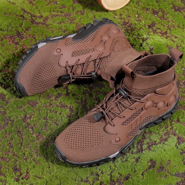 Outdoor Large Size Hiking Shoes Men's Lightweight High-top - Image 7