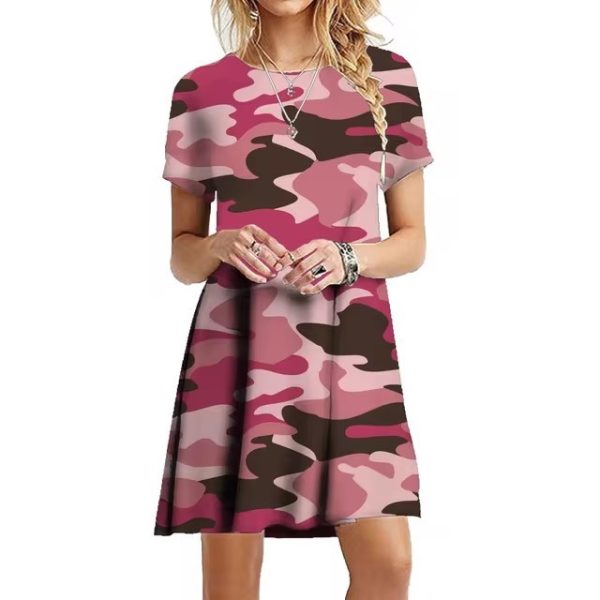 Summer Female Military Camouflage Skirt - Image 9