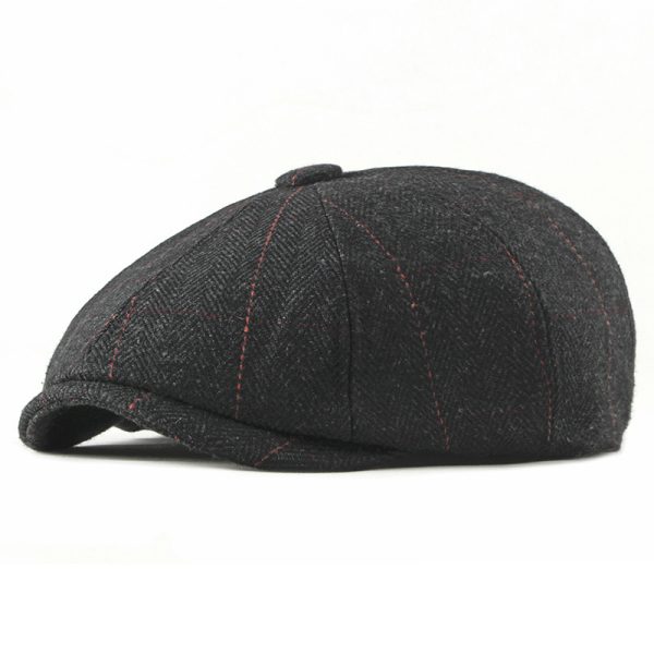 Ladies New Octagonal Casual Painter Hat - Image 6