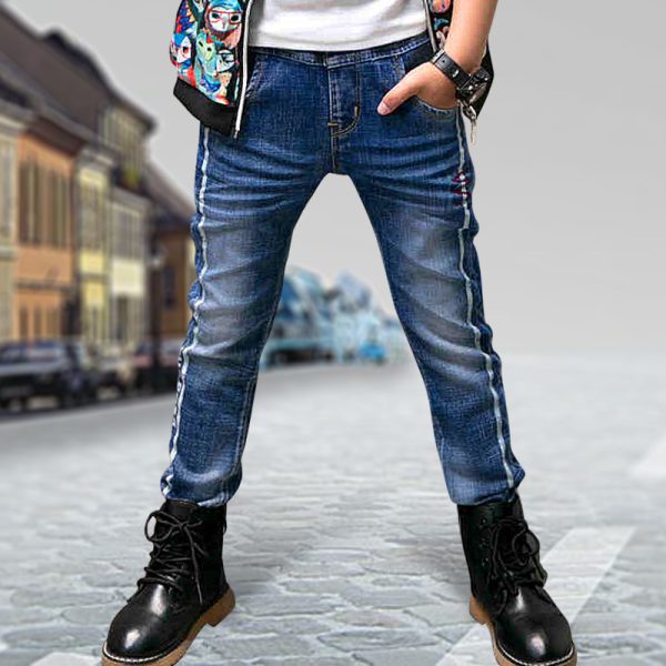 CUHK Kids' Fashion Straight Casual Pants - Image 3