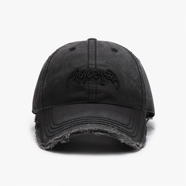 Letter Three-dimensional Embroidery Soft Top Burr Men's Baseball Cap - Image 8