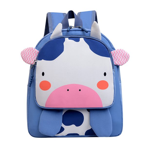 Kindergarten Fashion Burden Alleviation Backpack Cute Animal Image Macaron Color - Image 6