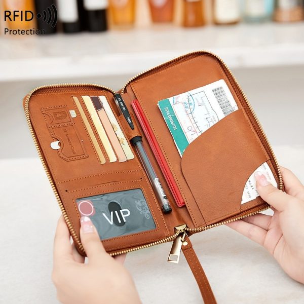 RFID Passport Case Ticket Storage Document Package - Image 4