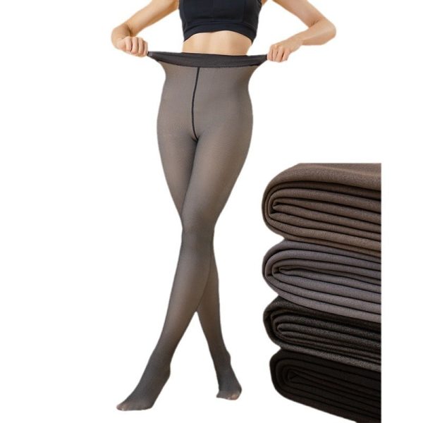 Black See-through Leggings Seamless - Image 5