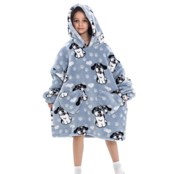 Oversized Thermal Sweatshirt Lazy Sweatshirt Kids - Image 10