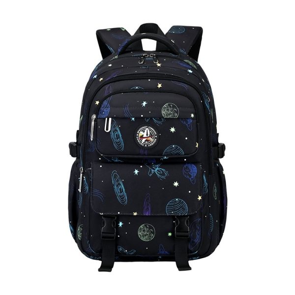 Primary School Student Starry Sky Leisure Schoolbag Junior High School Student Backpack - Image 5