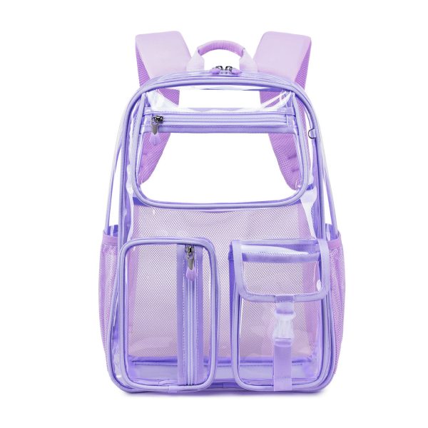 Transparent Jelly Pack Middle School Student Schoolbag Large Capacity Backpack - Image 7