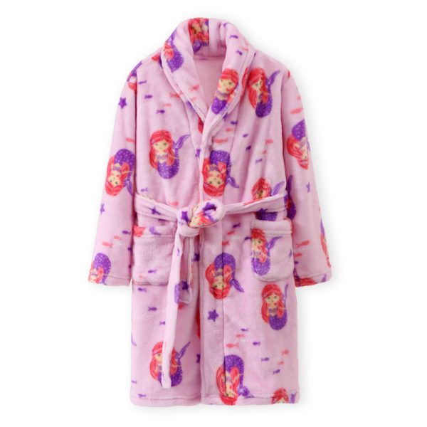 Children's Autumn And Winter Flannel Pajamas Home Clothes Boys And Girls - Image 7