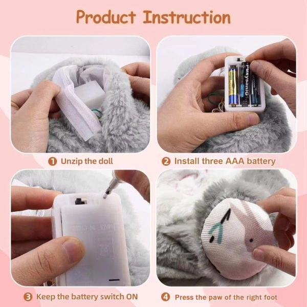 Breathing Rabbit Soothing Sensory Plush Toy With Relieve Anxiety Bunny Comforter Breathes For Newborn Conciliate Baby - Image 6