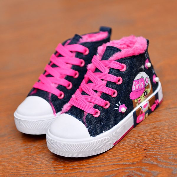 Children's Shoes Canvas Girls' Sneakers - Image 5