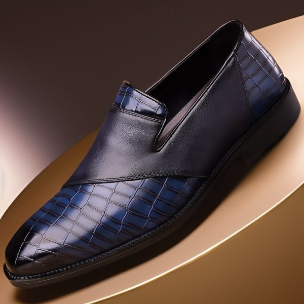 Plus Size Men's British Business Dress Leather Shoes - Image 5