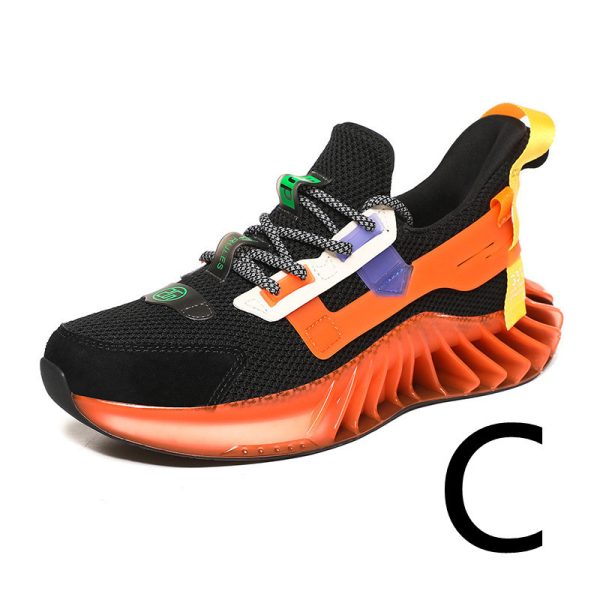 Men's Casual Youth Single Net Shoes Colorful Sports Tide - Image 3