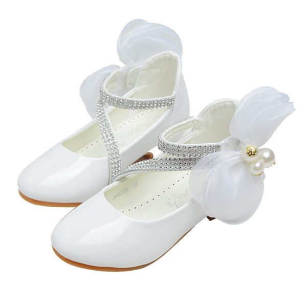 Little High-heeled Big Kids Princess Shoes - Image 4