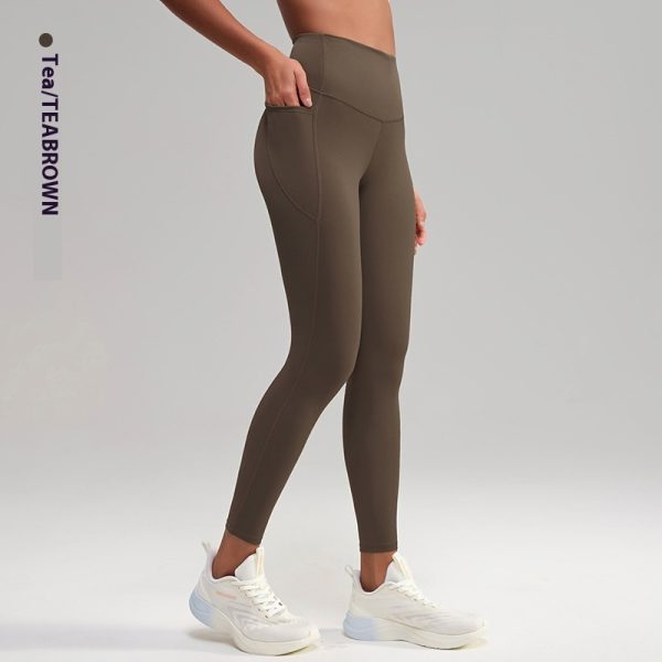 Medium Tenacity Sports High Waist Nude Feel Yoga Pants Women - Image 9