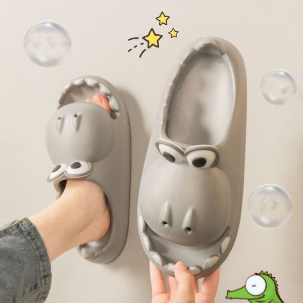 Kids Dinosaur Slippers Wholesale Summer Cartoon Parent Child Outdoor Home EVA Sandals Women Men Kids Cute Slippers Baby Shoes - Image 6