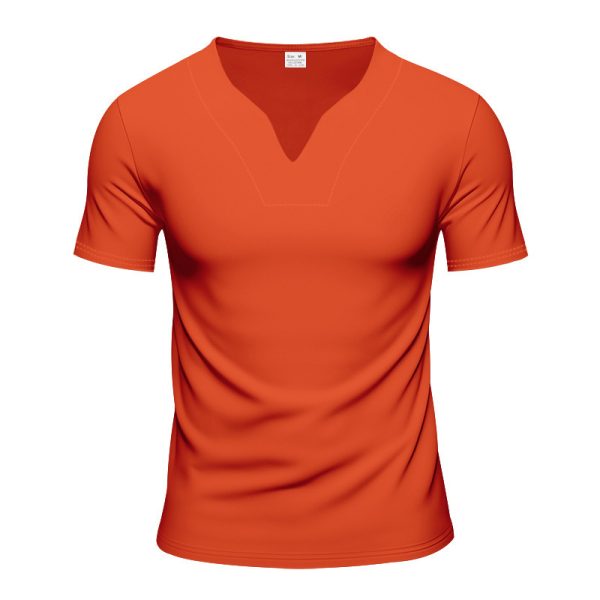 Quick-drying Skin-friendly Loose Solid Color Short Sleeve - Image 7