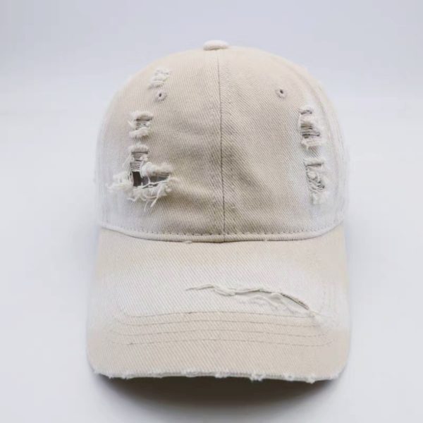 Washed Make Old Ripped Baseball Cap For Women - Image 6