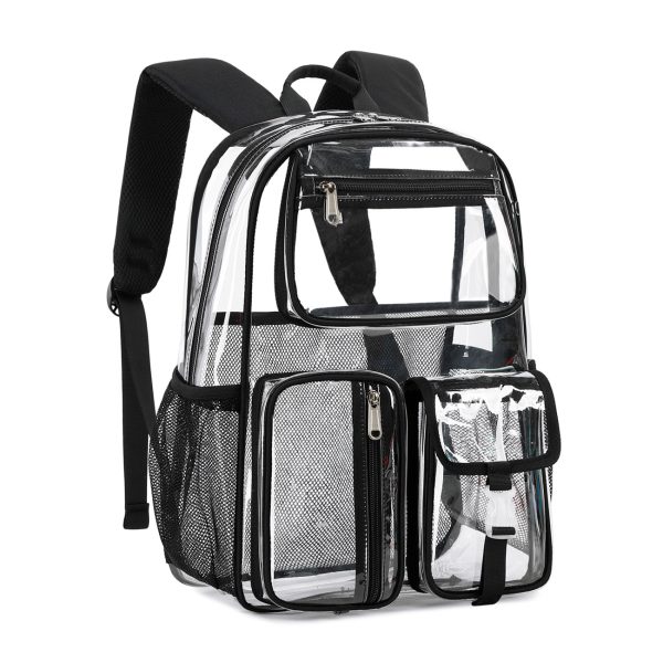 Transparent Jelly Pack Middle School Student Schoolbag Large Capacity Backpack - Image 2