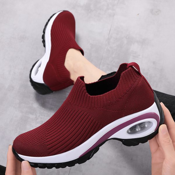 Sneakers Women Air Cushion Mesh Breathable Running Sports Shoes - Image 7