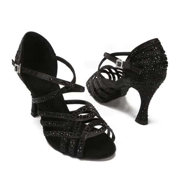 Women's High Heel Diamond Dancing Sandals Outdoor Style - Image 3