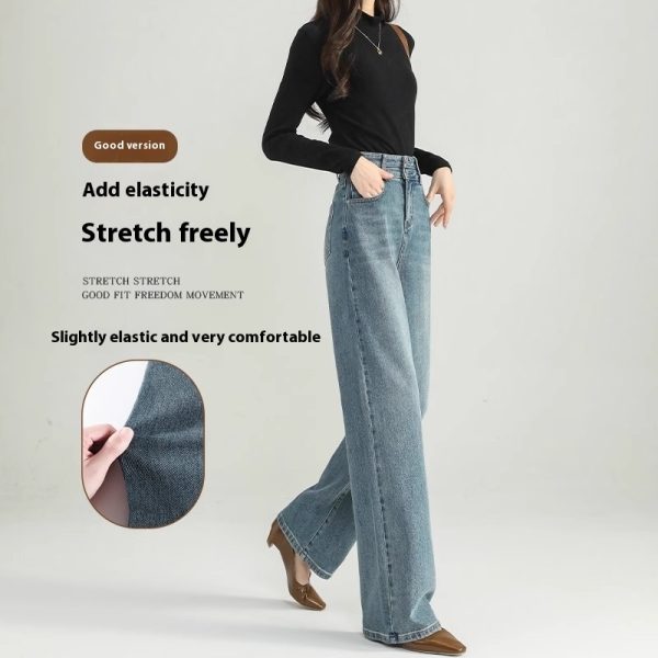 Women's Wide-leg Jeans Spring And Autumn - Image 2