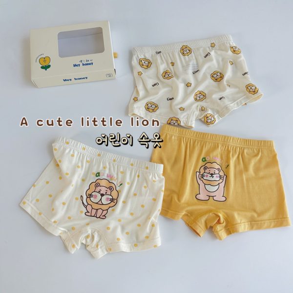 Three-piece Set Children's Underwear Modal Printing Baby Kindergarten Boxer Shorts - Image 10