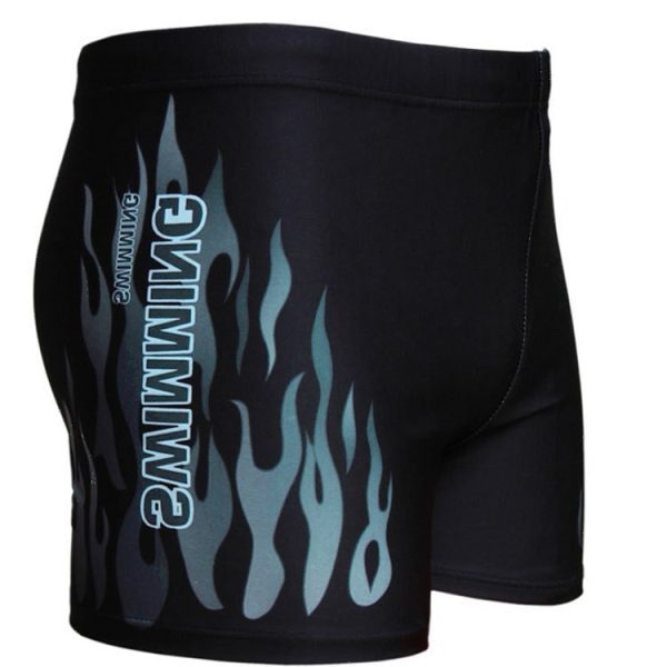 Swimming Trunks Swimwear New Style Men's Swimwear Flame Swimming Trunks - Image 5