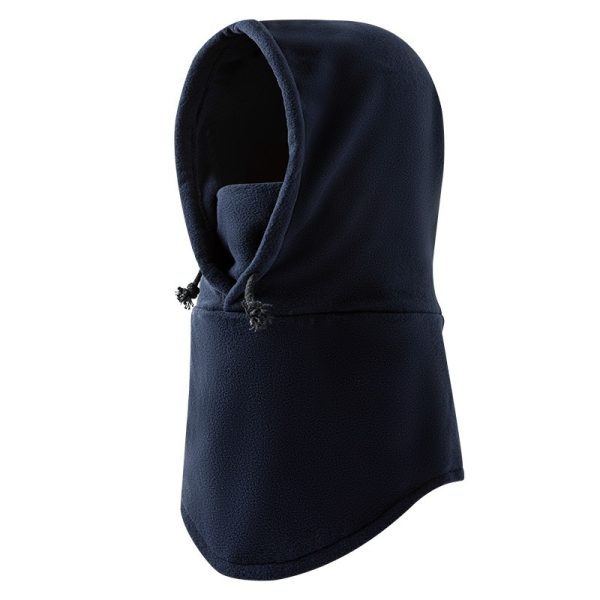 Scarf Solid Color Simple Three-in-one Windproof Neck Protection Cap - Image 5