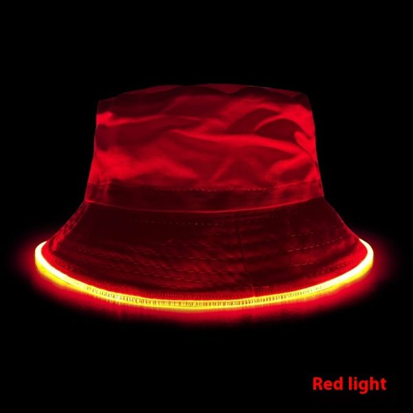 Sun LED Light Optical Fiber Luminous Bucket Hat - Image 6