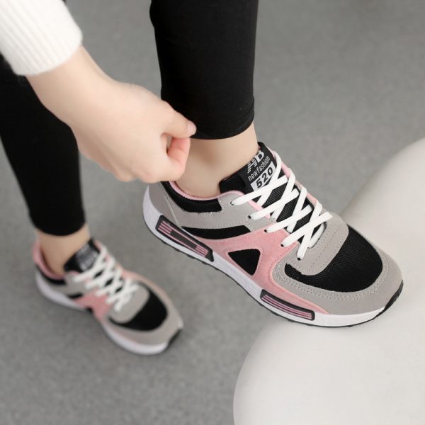 Sports Shoes Women's All-match Casual Shoes Forrest Shoes Student Breathable Board Shoes Flat Running Shoes - Image 3