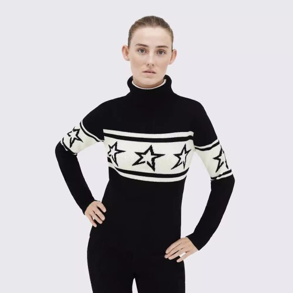 American Autumn And Winter New Slim Fit XINGX Printed Turtleneck Sweater