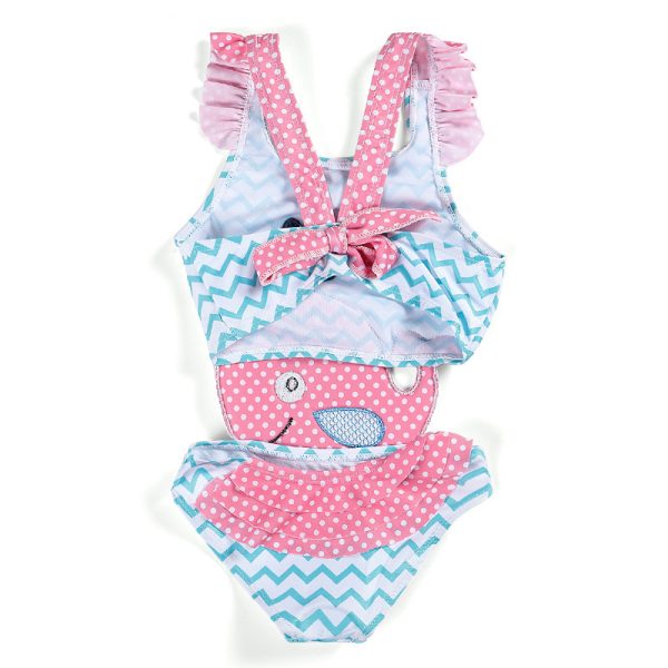 Baby Girls Swimwear Watermelon Swimsuit Swimming Beach Bathing Bikini Cute Summer One-piece Swimming Costume - Image 3