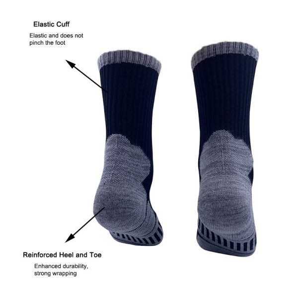 Six Pairs Of Unisex Basketball Mid-calf Socks. They Are Durable, Breathable And Comfortable, Suitable For Every Game, With Terry Cloth Soles For Shock Absorption. - Image 4