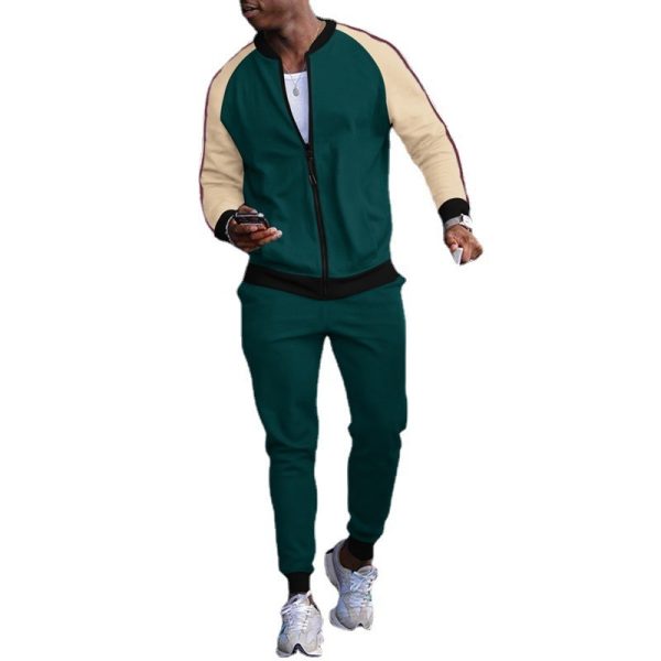 Sports Casual Sweater And Pants Zipper Set - Image 6