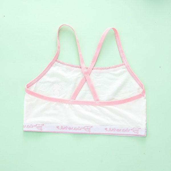 Primary School Students Development Period Girls Bra Sports Children's Underwear Vest - Image 3