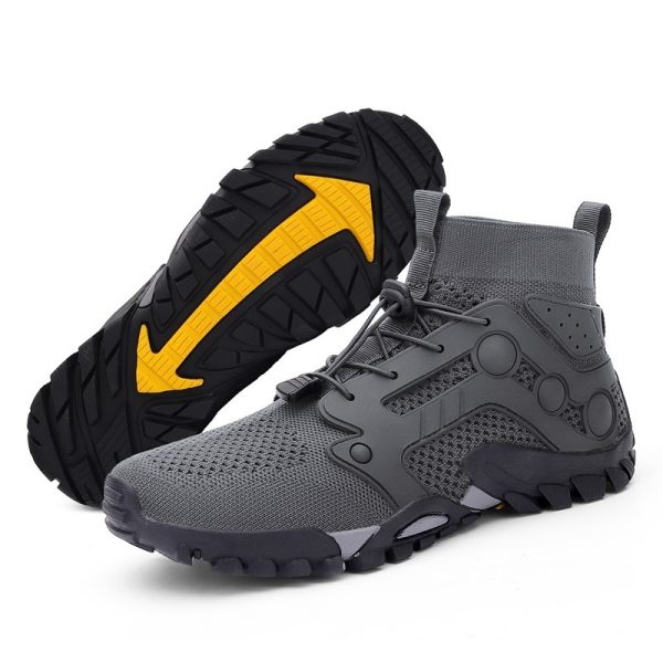 Outdoor Large Size Hiking Shoes Men's Lightweight High-top - Image 3