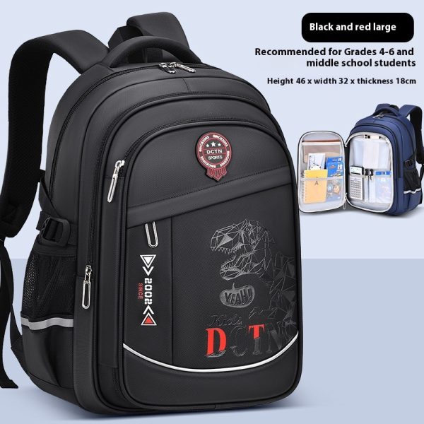 Children's Burden Reduction Multi-compartment Primary School Large Capacity Schoolbag - Image 10