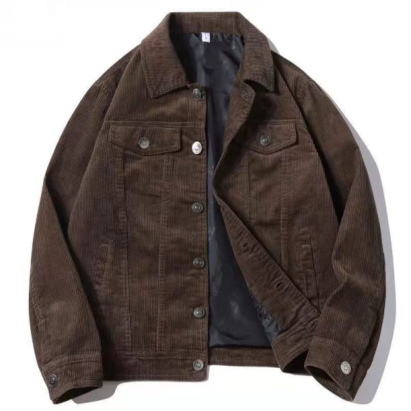 Men's Leisure Vintage Corduroy Jacket - Image 5