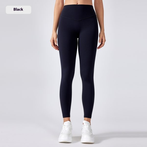 Elastic High-waisted Trousers Yoga Pants Belly Contracting Peach Hip Training - Image 10